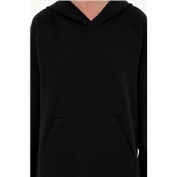 Kadın Siyah Kapüşonlu Sweatshirt