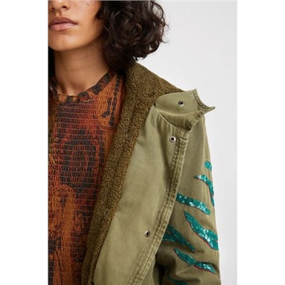 Parka militar capucha