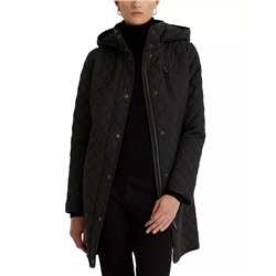 Lauren Ralph Lauren Women's Hooded Quilted Coat
