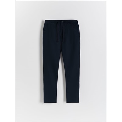 Chino-Jogger mit hohem Leinenanteil