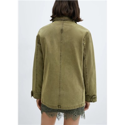 Sobrecamisa algodón bolsillos