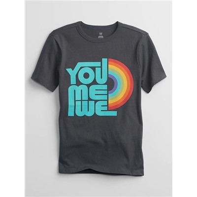Gap Collective Pride Kids 100% Organic Cotton T-Shirt