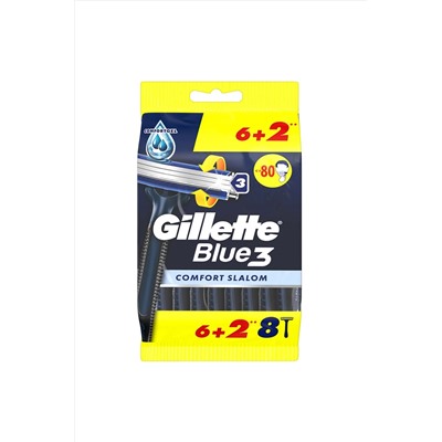 Gillette, Blue3 Kullan At Tıraş Bıçağı 6+2
