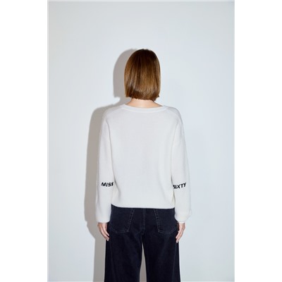 Jersey de lana y cachemir Blanco