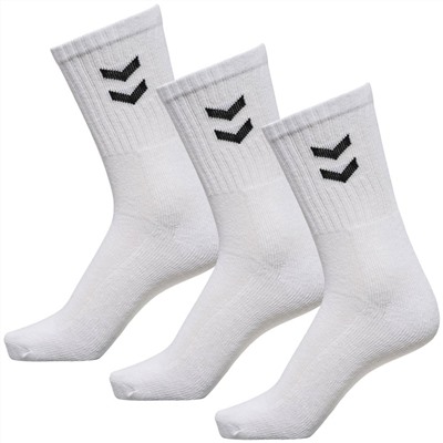 hummel Basic Sportsocken 3 Paar weiß 022030-9001