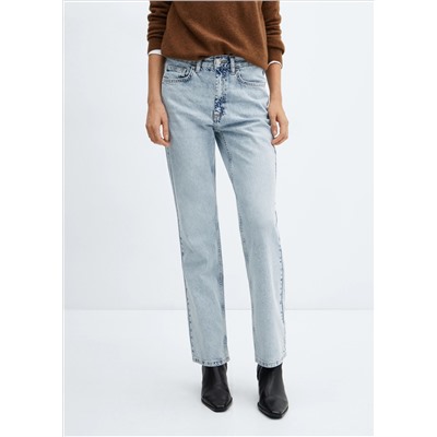 Jeans rectos tiro medio