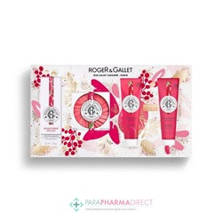 Roger & Gallet Coffret Gingembre Rouge Eau 30ml + Savon 100g + Gel Douche 50ml + Lait Corps 50ml