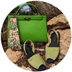 Ab.Zapatos • 3106-8 • pistacho+Ab.Zapatos PELLE Birkin/2 (720) CB Pistacho