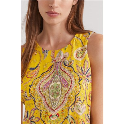 Vestido fluido estampado