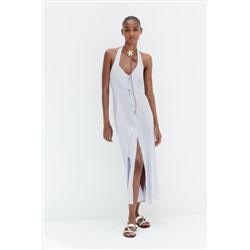HALTER MIDI DRESS