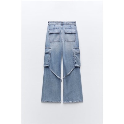 TRF CARGO MID-RISE JEANS