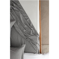 Meleni Tek Kişilik Comforter Set - Gri