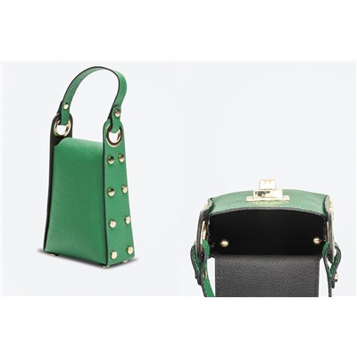 Bolso de piel Ruby Verde