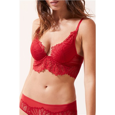 Sujetador push-up Karma Rojo