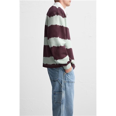 POLO ESTAMPADO RAYAS TIE DYE