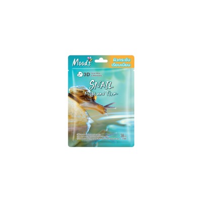 Тканевая маска Moods Skin Care Snail Moist And Firm 3D Facial Mask 38 ML