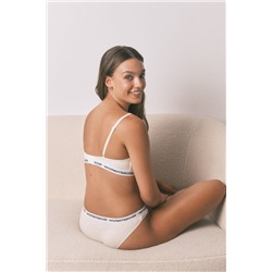 Sujetador triangular CHARMING algodón blanco