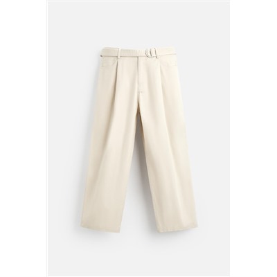 PANTALÓN PLIEGUES CINTURÓN