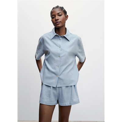 Camisa pijama lino