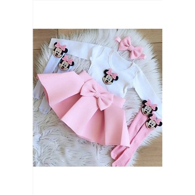 Kokosh kidss Kız Çocuk Minie Mause Seti Kokoshminıe