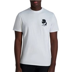 Karl Lagerfeld Paris Logo Graphic Cotton T-Shirt