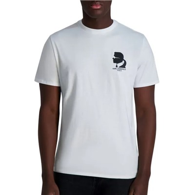 Karl Lagerfeld Paris Logo Graphic Cotton T-Shirt