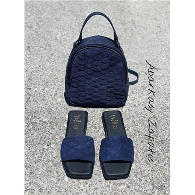 Ab.Zapatos 3420 Marino+AB.Z · Pelle · mochila 421 (650) Marino АКЦИЯ &##x1f4a5;