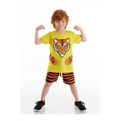 Denokids Kaplan Pençesi Şort Takım CFF-21Y1-029