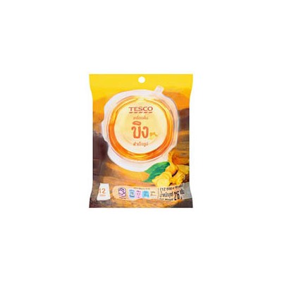 Гранулированный растворимый имбирный напиток от Tesco (1 пакетик) 18 гр / Tesco Instant Ginger Tea 1 sachet 18g