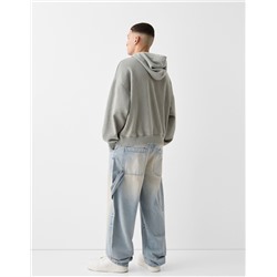 Balloon-fit carpenter jeans