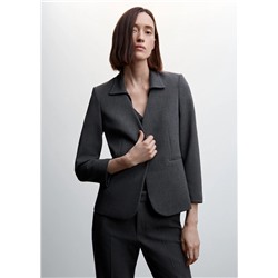 Americana traje collarless