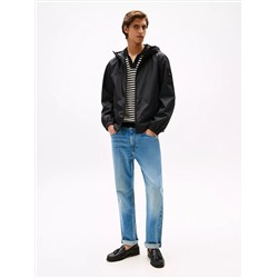 Water-Repellent Hooded Windbreaker