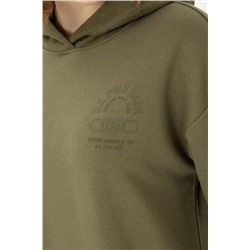 Kadın Haki Sweatshirt
