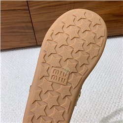 Минималистичные босоножки Miu Mi*u 🩷  Реплика 1:1 ( натуральная кожа)