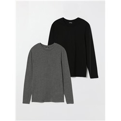 PACK OF 2 BASIC LONG SLEEVE T-SHIRTS