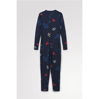 Mono pijama estampado