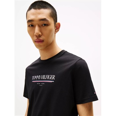 Tommy 1985 Stripe Logo T-Shirt