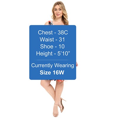 Plus Size Fit and Flare w/ Front Zipper