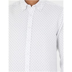 Haki Slim Fit Uzun Kollu Gömlek