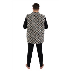 ЖИЛЕТ MEN VEST WOOL  цвет Клетка серая