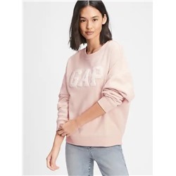 Gap Logo Drapey-Sleeve Sweatshirt