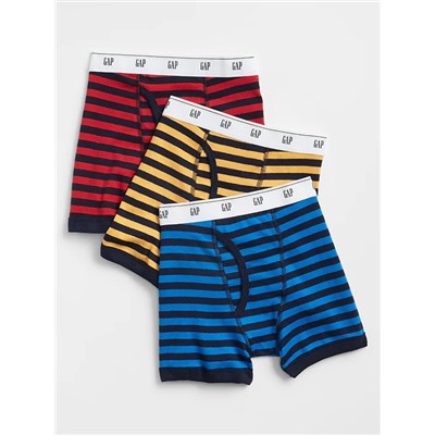 Kids Stripe Boxer Briefs (3-Pack)