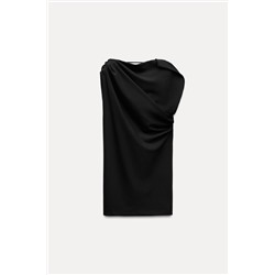 DRAPED SHORT DRESS