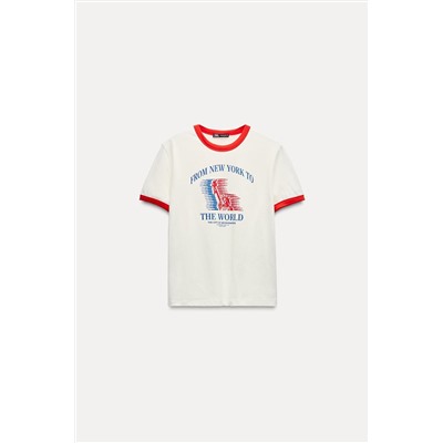 SLOGAN PRINT T-SHIRT