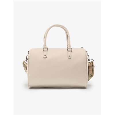 SOLID SWIFTY SATCHEL BAG WITH CROSSBODY STRAP