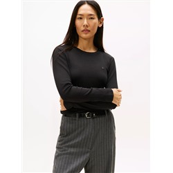 Long-Sleeve Crewneck Favorite T-Shirt