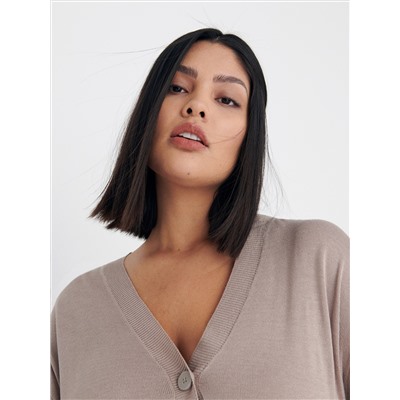 Leichte Strickjacke aus Viskosemischung