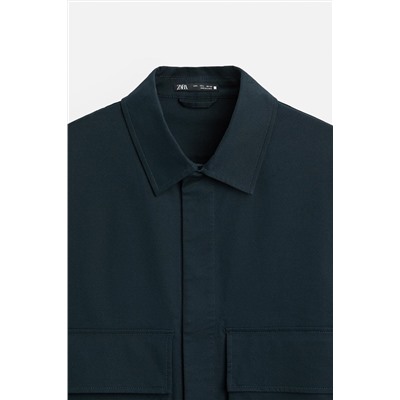 SOBRECAMISA BOXY FIT BOLSILLOS