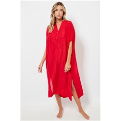 Camisón de seda - Rojo