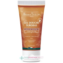 BeauTerra Gel Douche Surgras - Bois de Santal 200 mL
